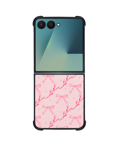Android Flip / Fold Leather Grip - Coquette Floral