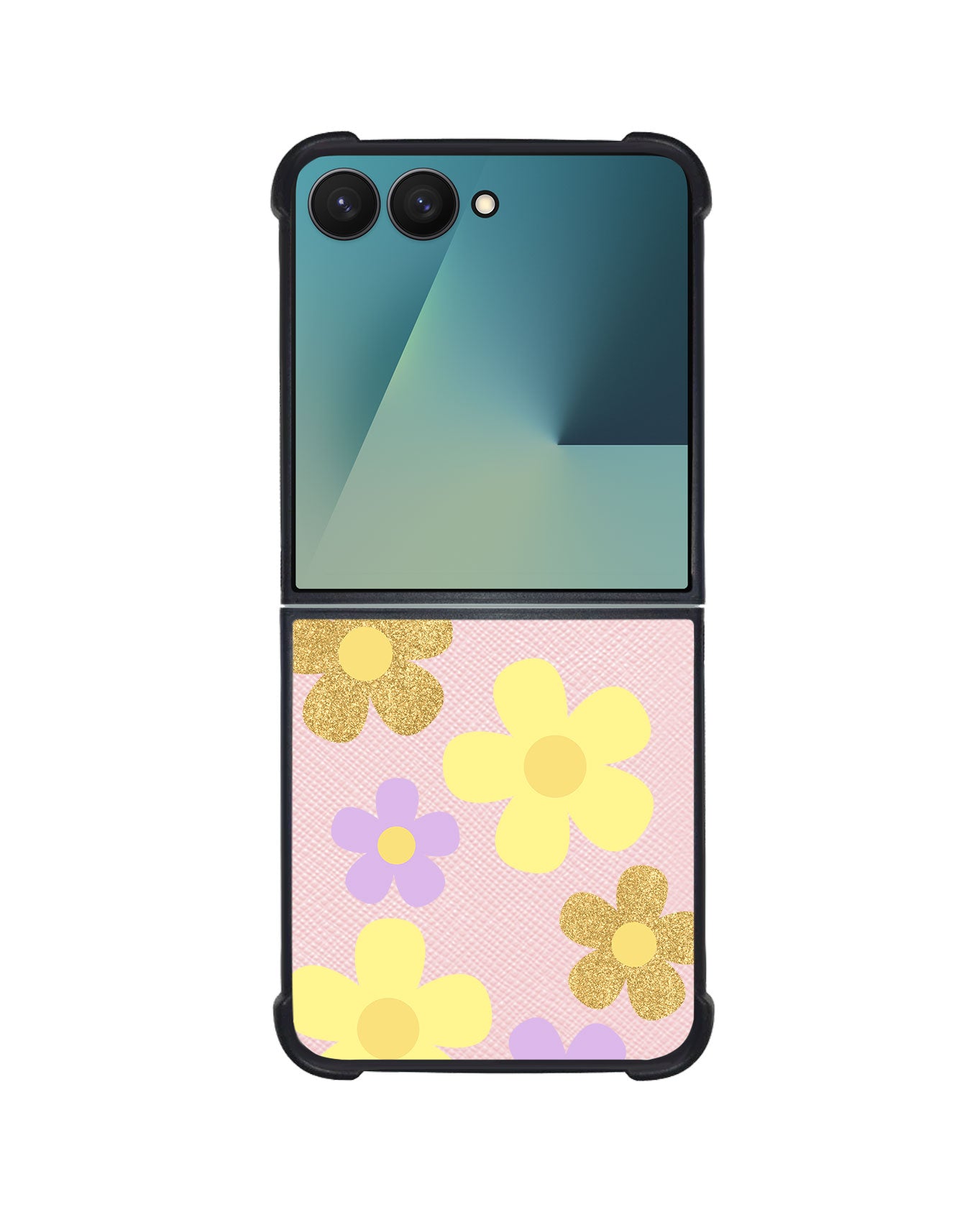 Android Flip / Fold Leather Grip - Daisy Twinkle