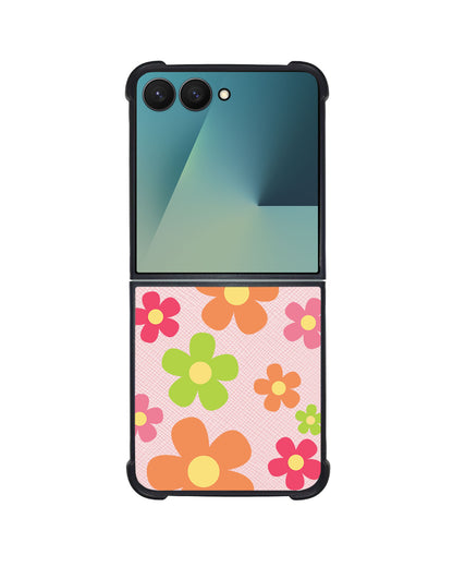 Android Flip / Fold Leather Grip - Daisy Sunshine 2.0
