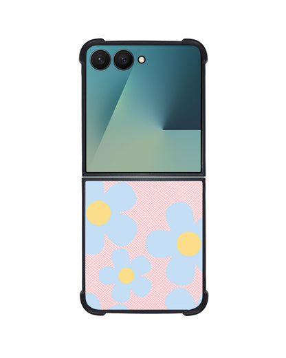 Android Flip / Fold Leather Grip - Daisy Garland