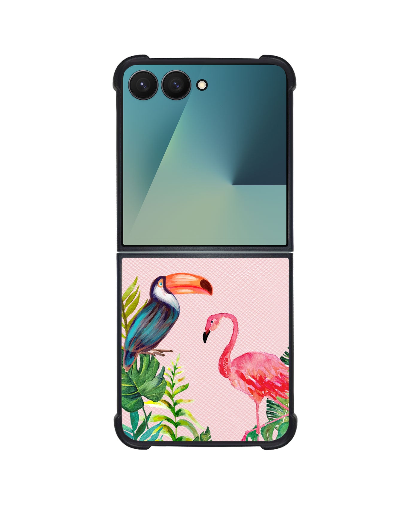 Android Flip / Fold Leather Grip - Tropical