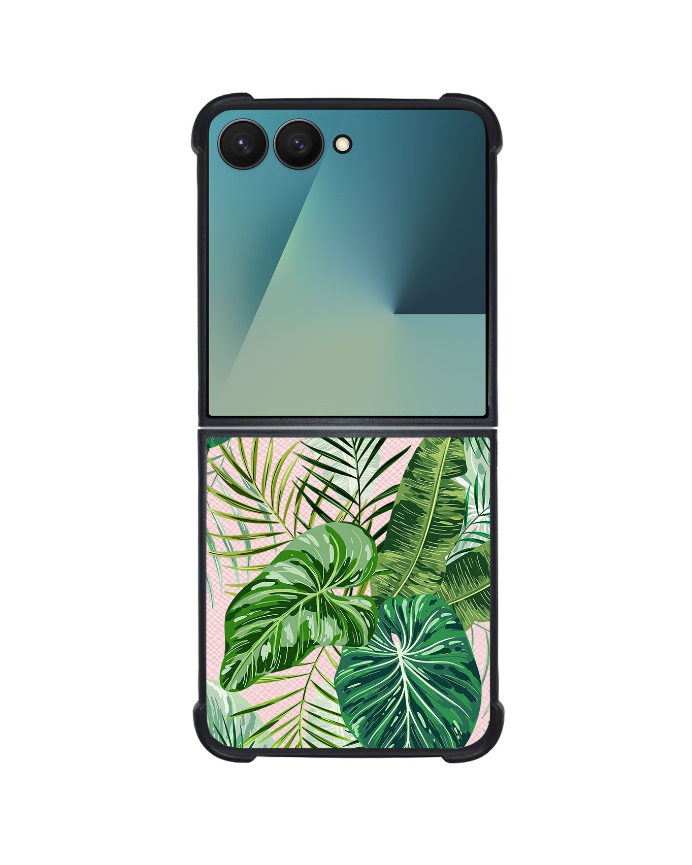 Android Flip / Fold Leather Grip - Rainforest