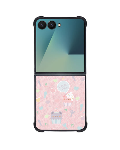 Android Flip / Fold Leather Grip - Cupcake