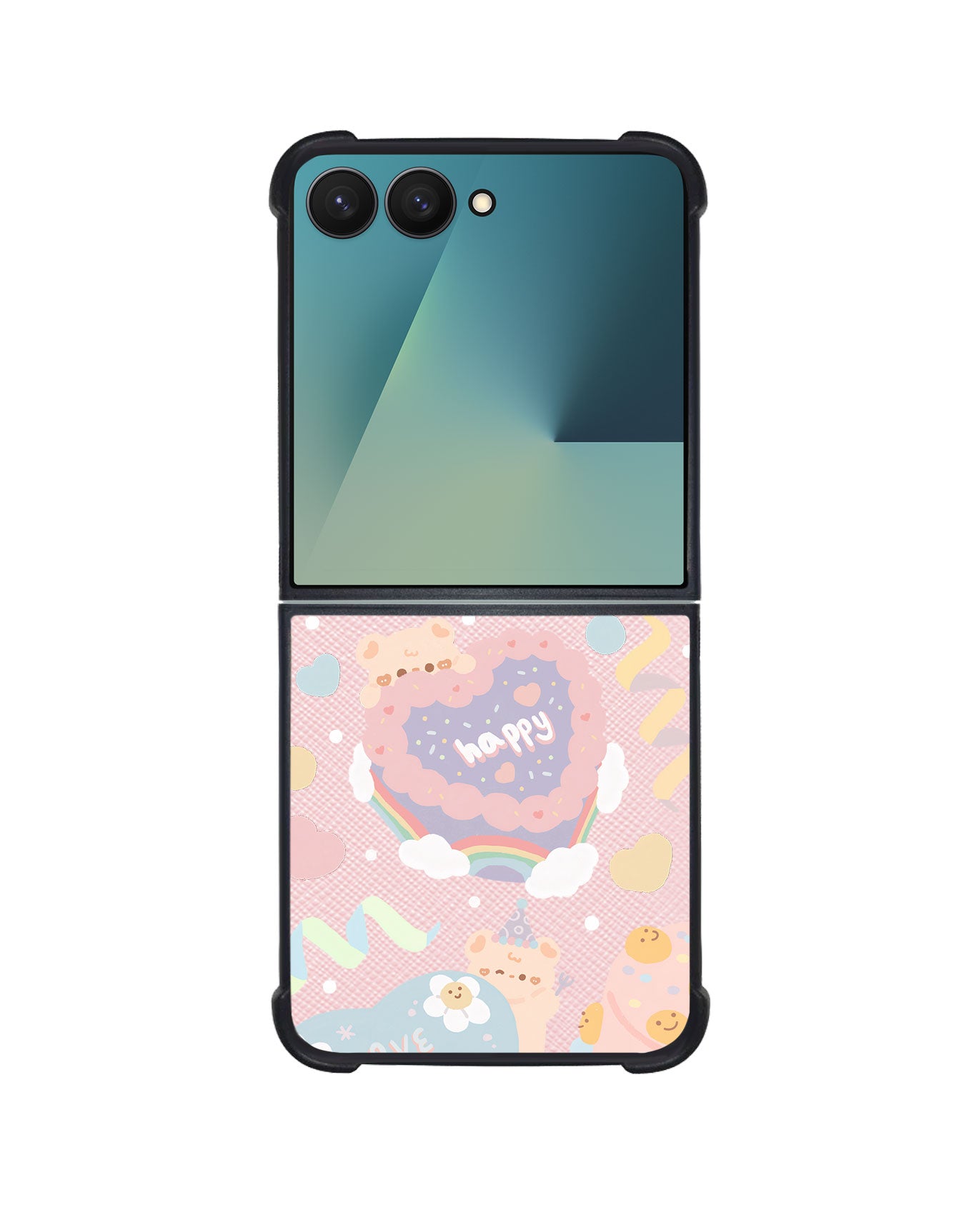 Android Flip / Fold Leather Grip - Cake Party