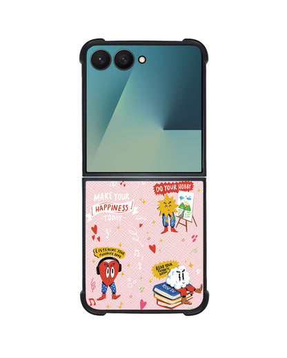 Android Flip / Fold Leather Grip - Selfless Love 1.0