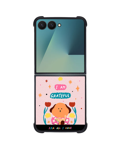 Android Flip / Fold Leather Grip - Kiku and the Cat