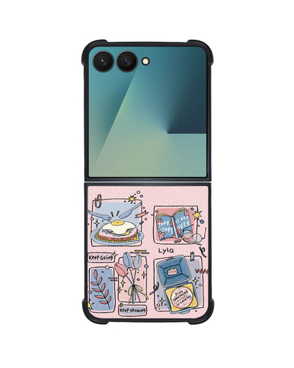 Android Flip / Fold Leather Grip - Grow (Sunnysidearteu)