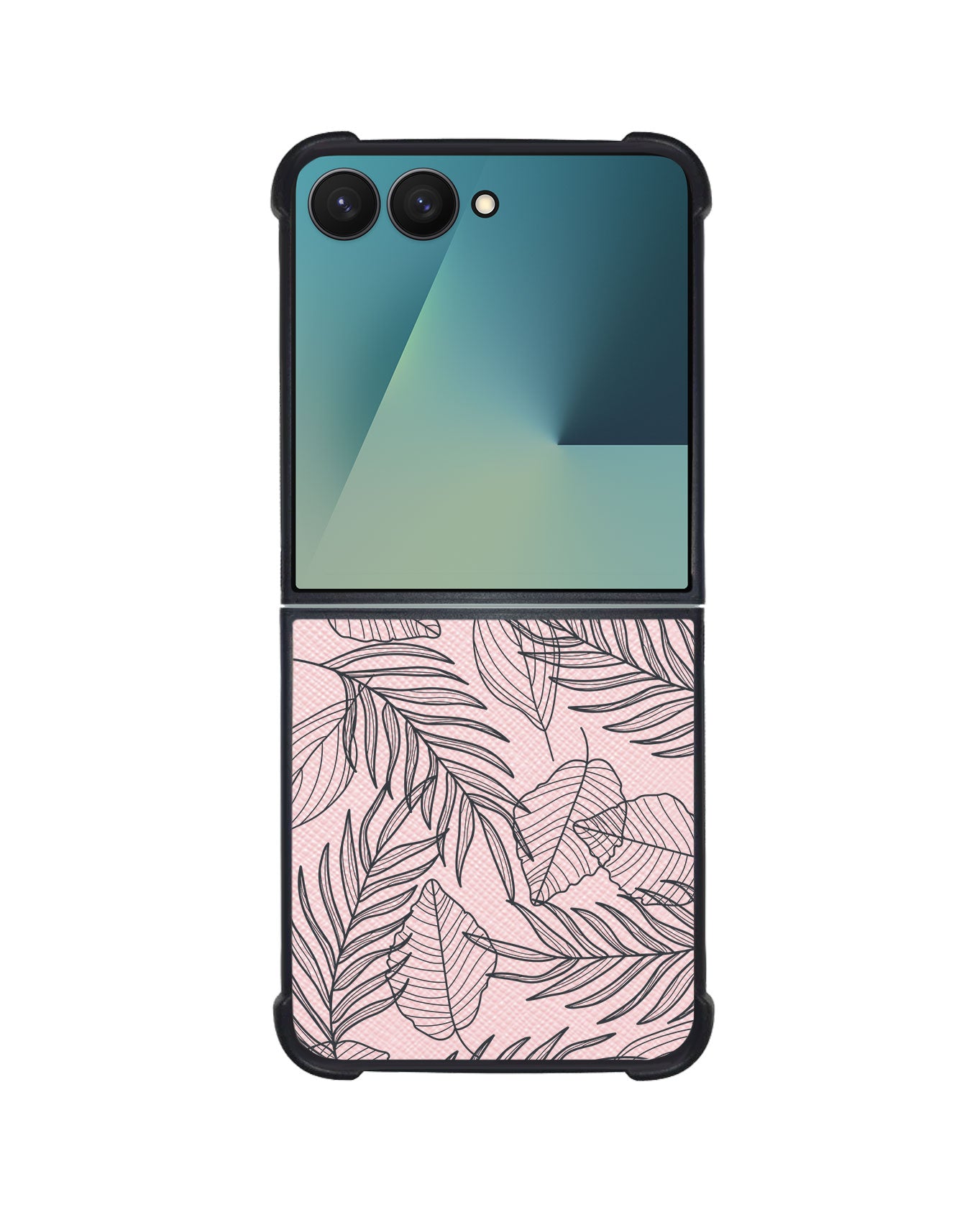 Android Flip / Fold Leather Grip - Sketchy Tropical 2.0