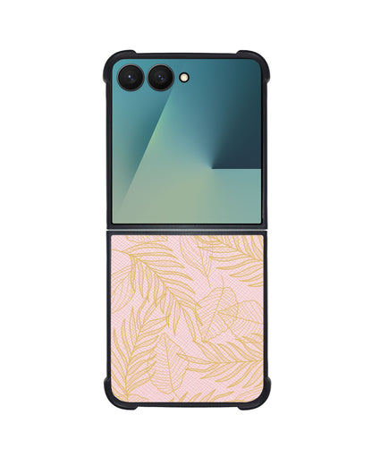 Android Flip / Fold Leather Grip - Sketchy Tropical 1.0