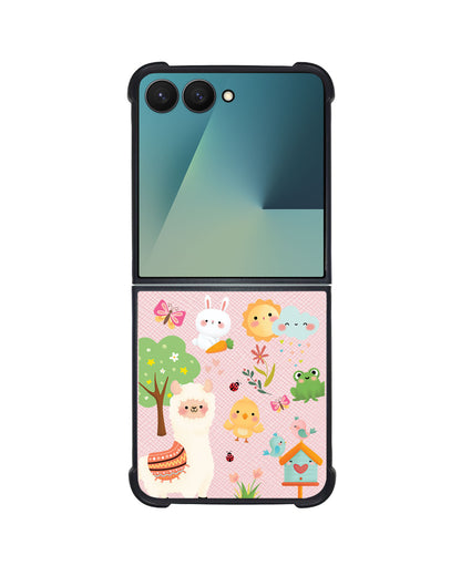 Android Flip / Fold Leather Grip - Spring