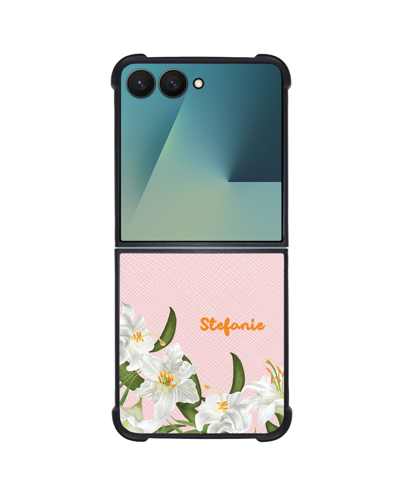 Android Flip / Fold Leather Grip - May Lily of The Valley