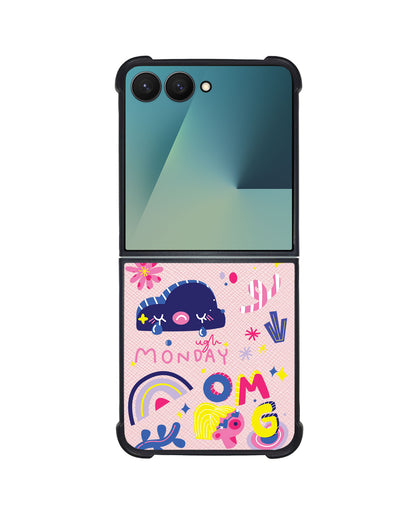 Android Flip / Fold Leather Grip - Monday my Day