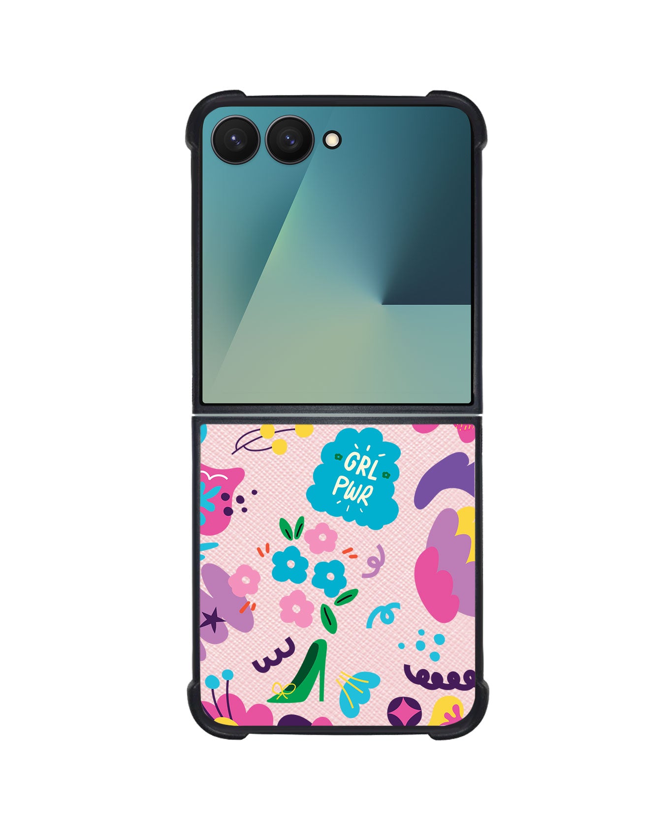 Android Flip / Fold Leather Grip - Girl Power 1.0