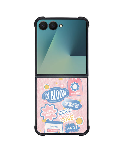 Android Flip / Fold Leather Grip - Zerobaseone Song Sticker Pack