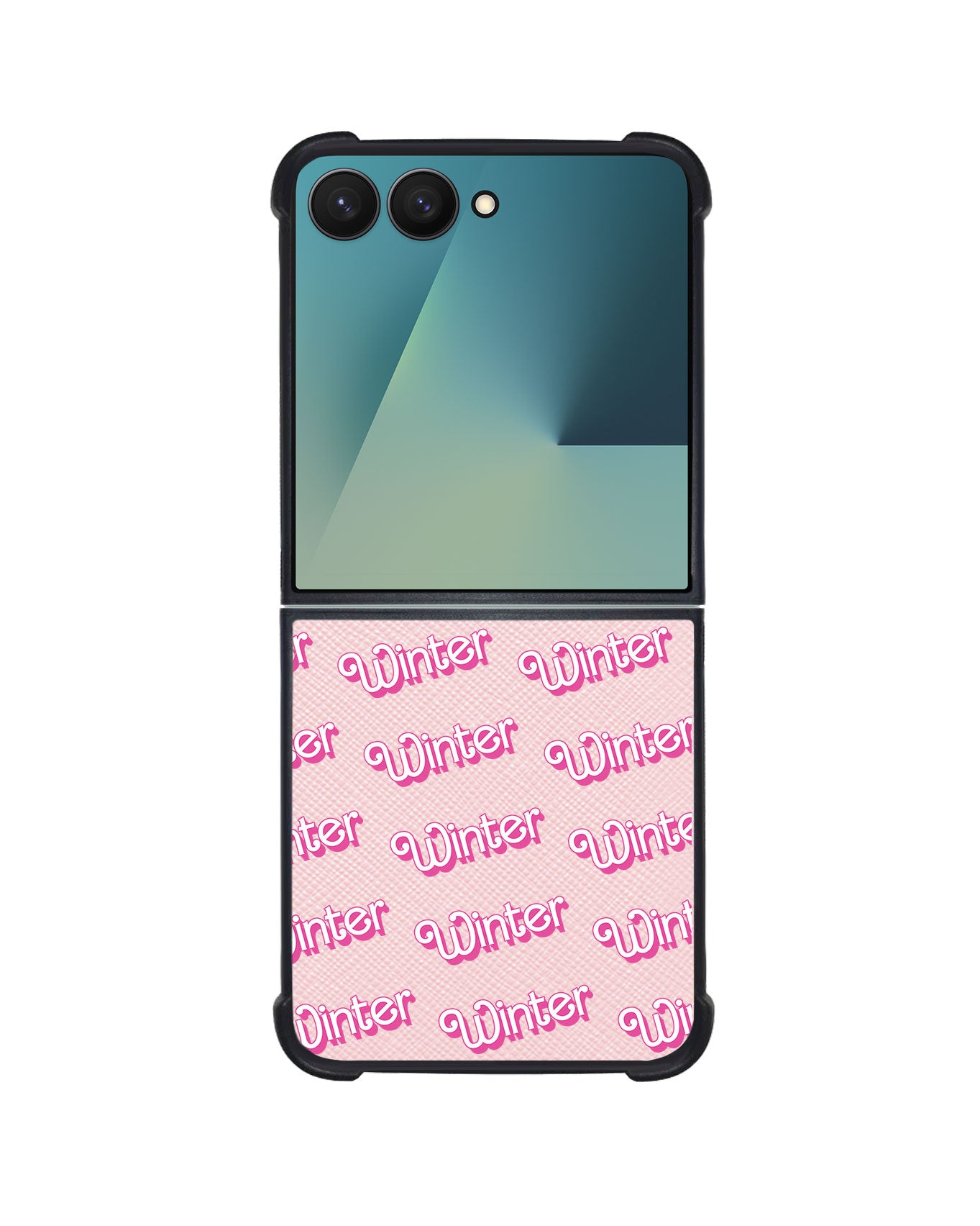 Android Flip / Fold Leather Grip - Barbie Monogram