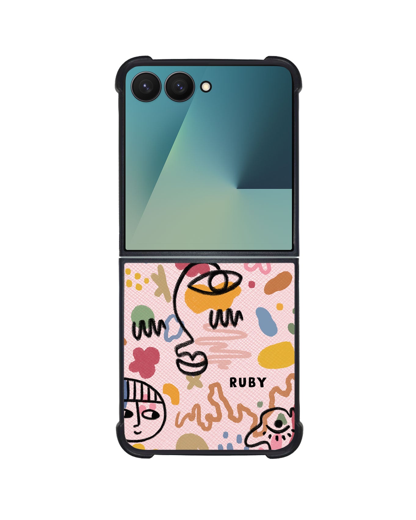 Android Flip / Fold Leather Grip - Abstract 3.0