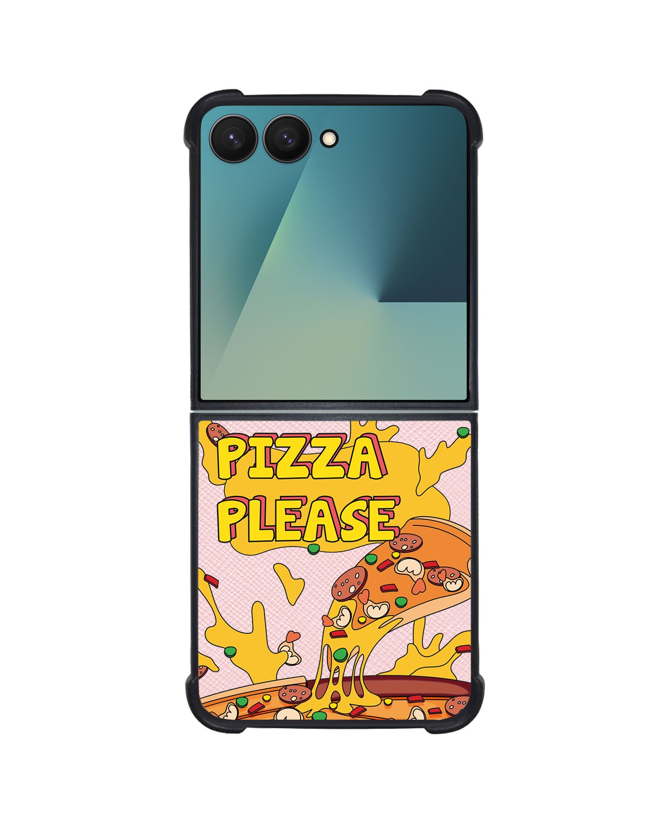 Android Flip / Fold Leather Grip - Pizza