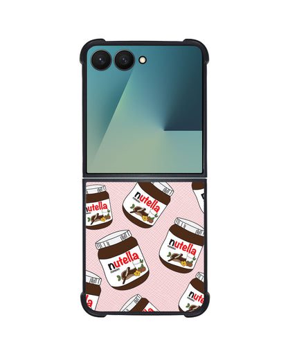 Android Flip / Fold Leather Grip - Nutella