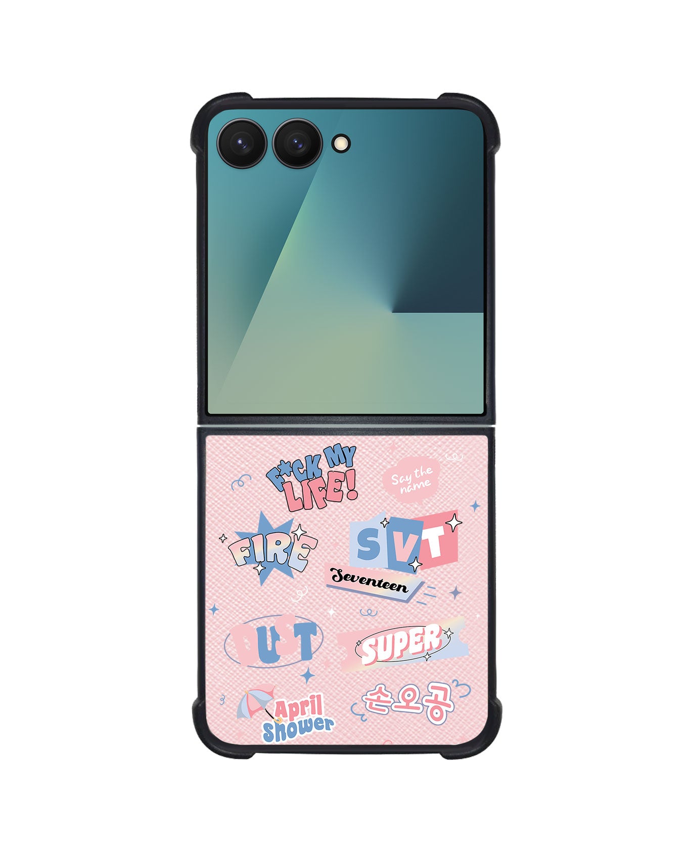 Android Flip / Fold Leather Grip - Seventeen Super