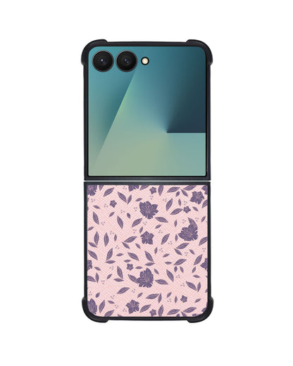 Android Flip / Fold Leather Grip - Sketchy Flower 4.0