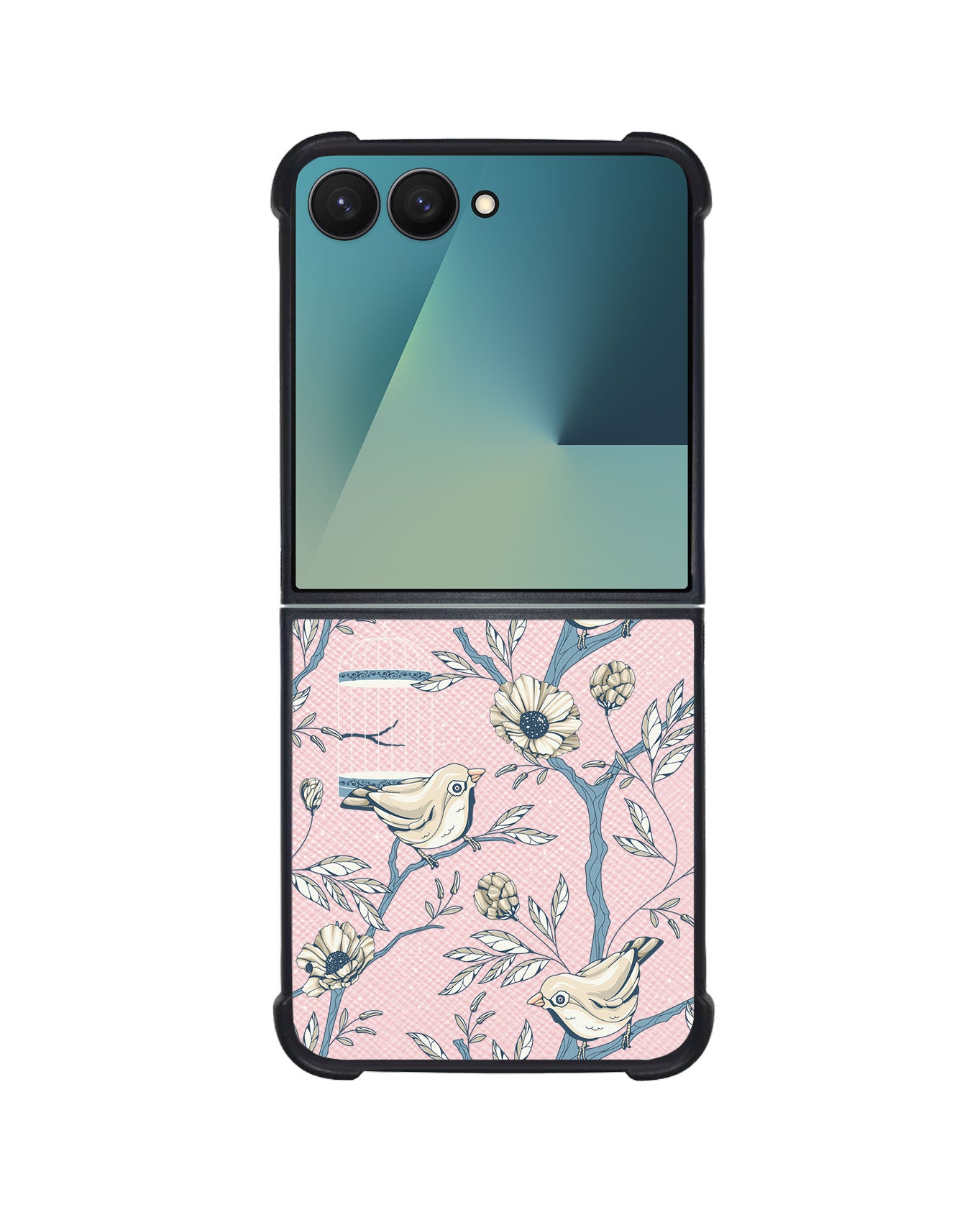 Android Flip / Fold Leather Grip - Lovebird 9.0