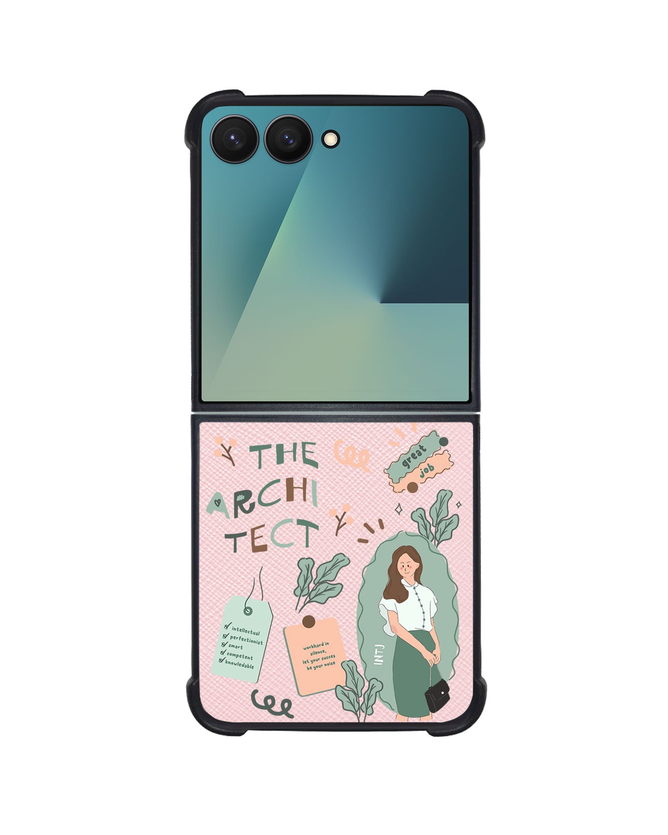 Android Flip / Fold Leather Grip - INTJ