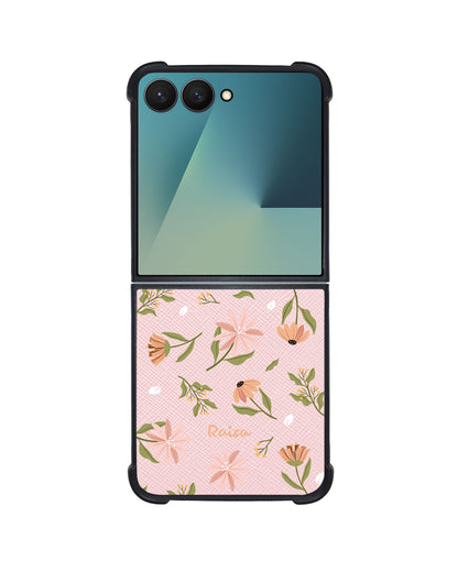 Android Flip / Fold Leather Grip - Cosmos Flower