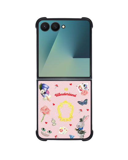 Android Flip / Fold Leather Grip - Wonderland