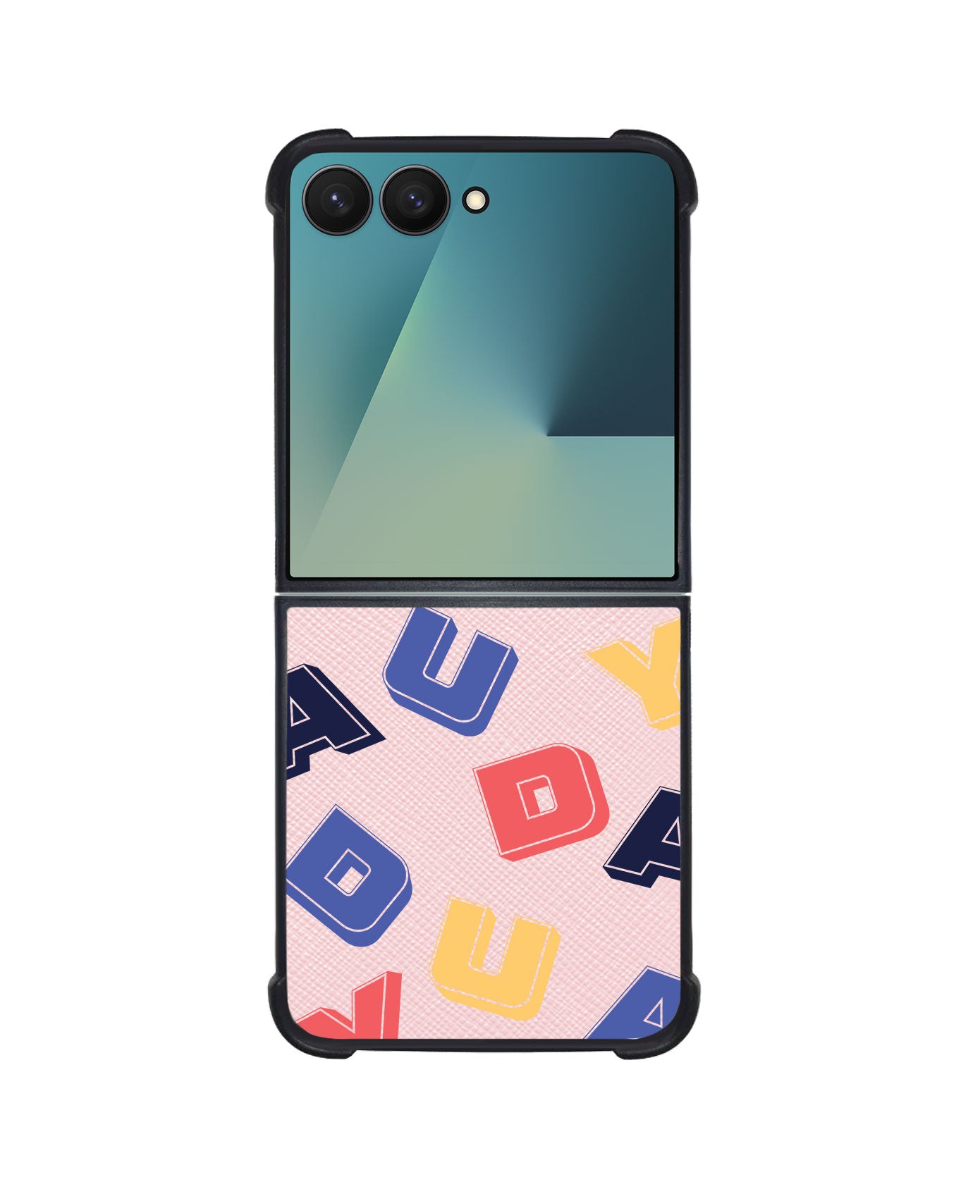 Android Flip / Fold Leather Grip - Cool Monogram