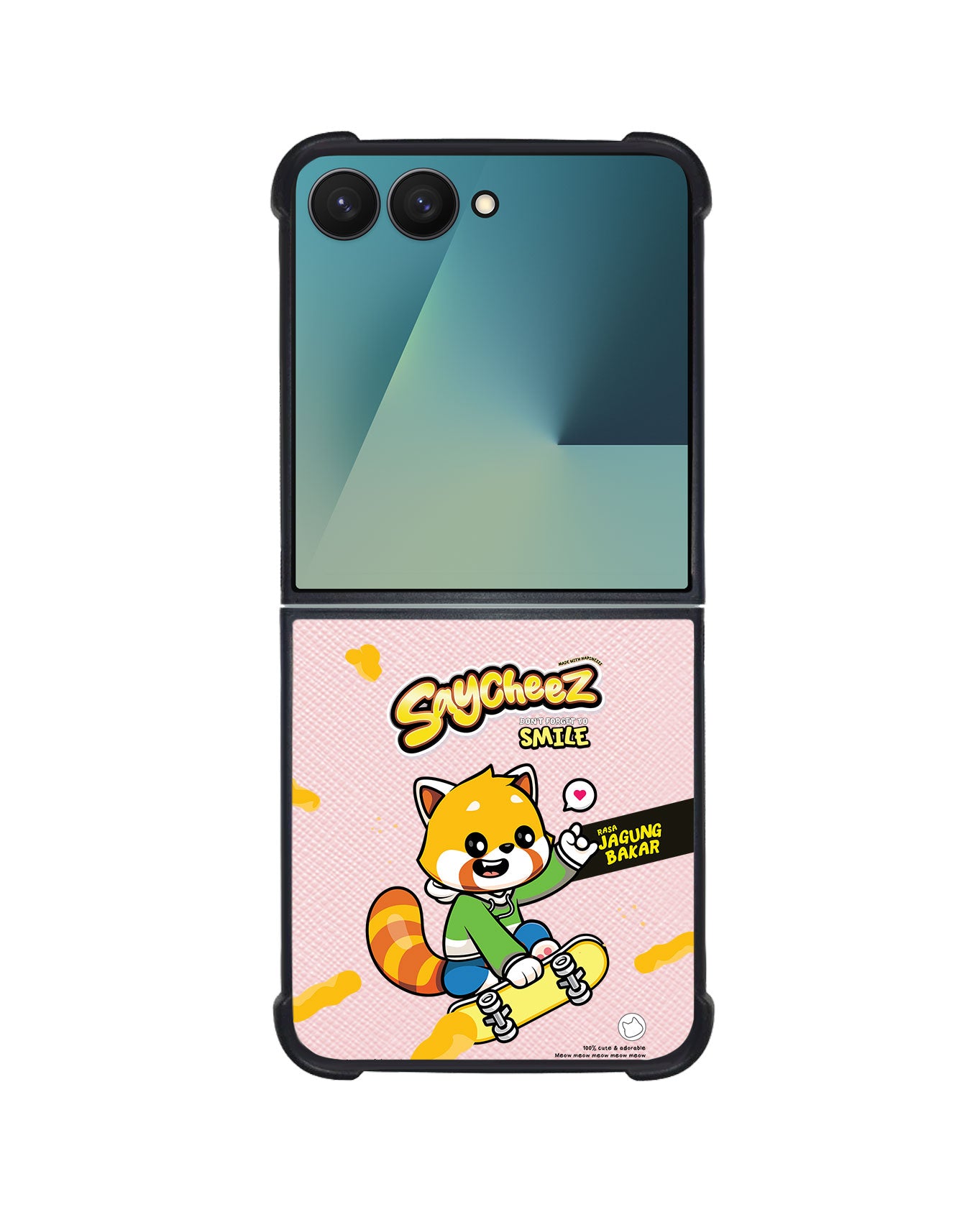 Android Flip / Fold Leather Grip - Saycheez