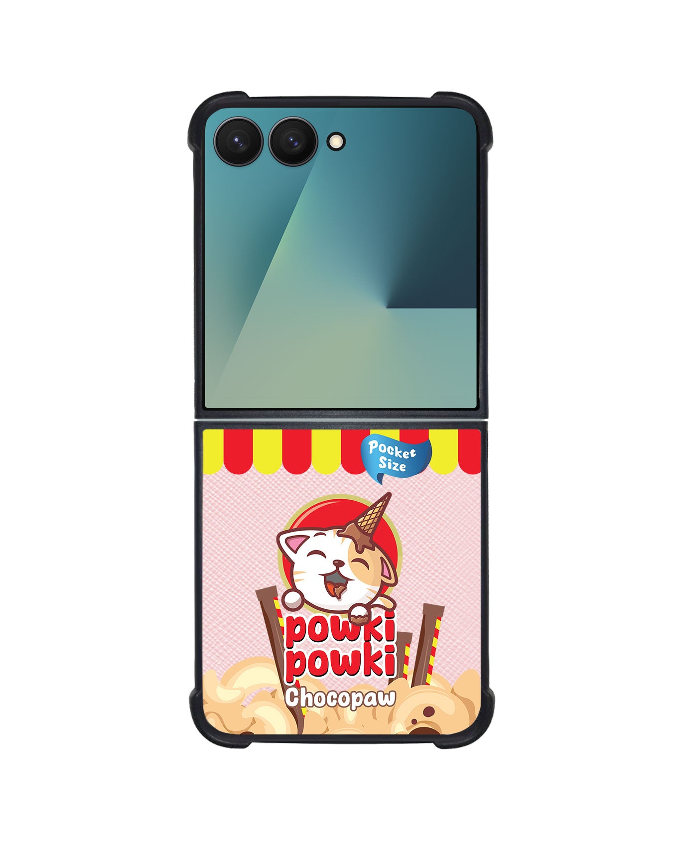 Android Flip / Fold Leather Grip - Powki Powki