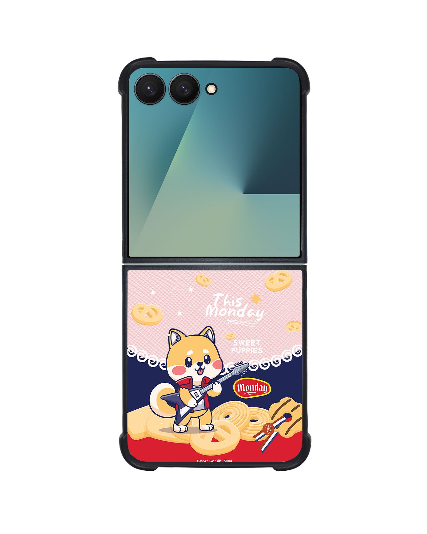 Android Flip / Fold Leather Grip - Monday