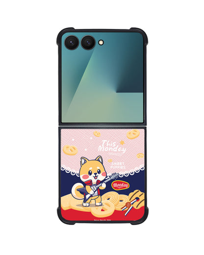 Android Flip / Fold Leather Grip - Monday