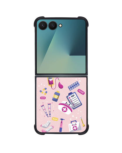 Android Flip / Fold Leather Grip - Nurse