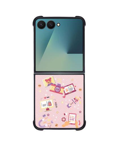 Android Flip / Fold Leather Grip - Conten Creator