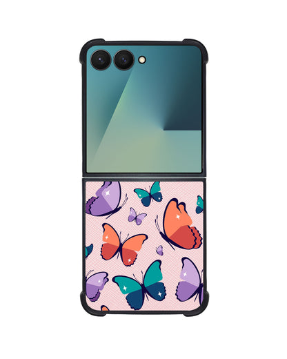 Android Flip / Fold Leather Grip - Butterfly