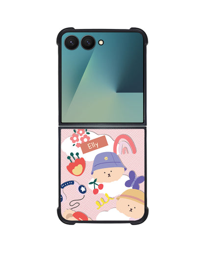 Android Flip / Fold Leather Grip - Bear in Style