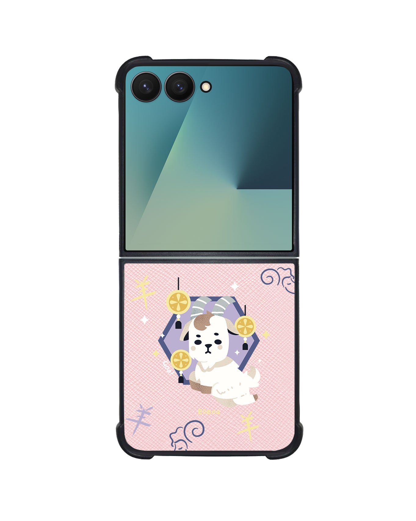 Android Flip / Fold Leather Grip - Goat (Chinese Zodiac / Shio)