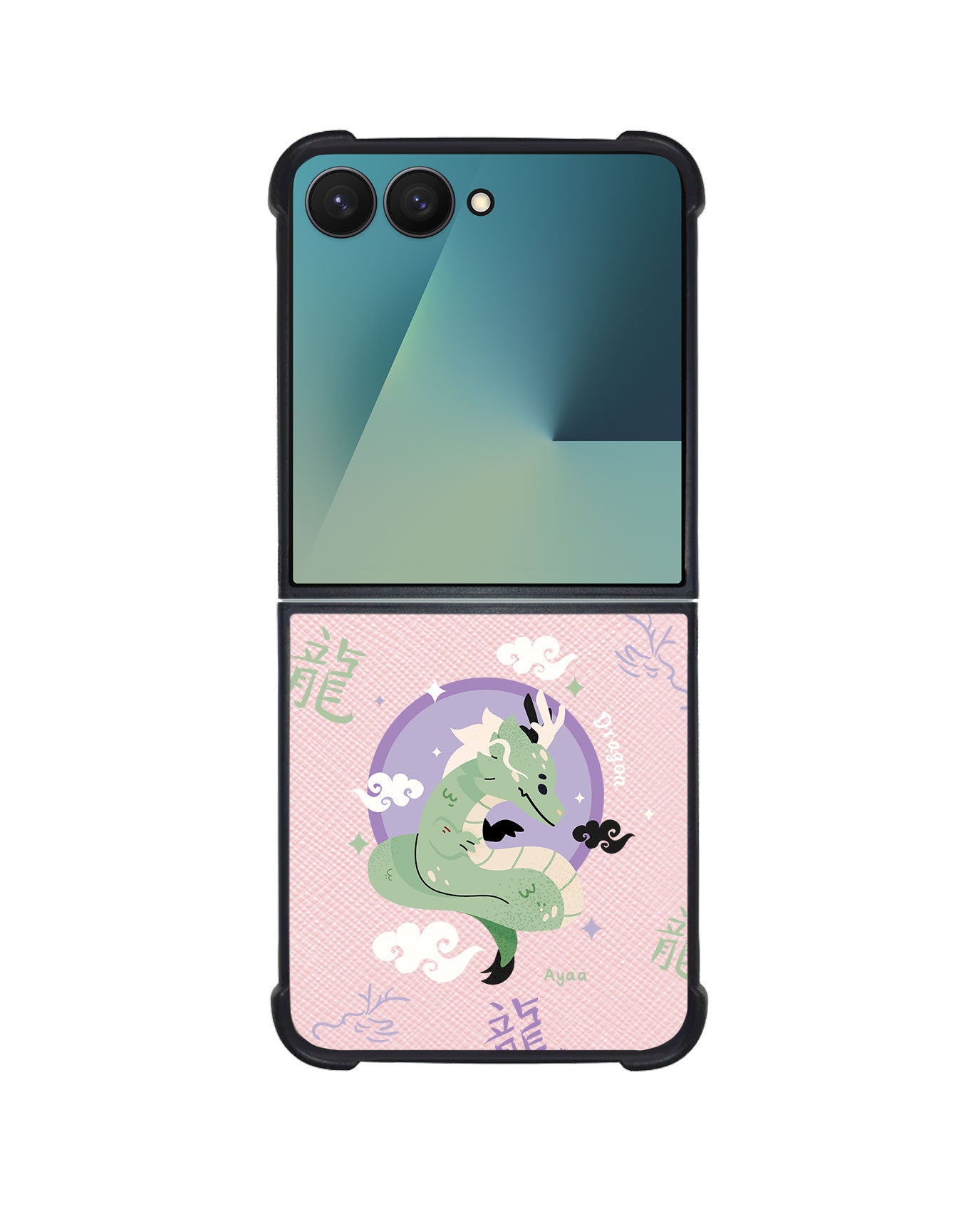 Android Flip / Fold Leather Grip - Dragon (Chinese Zodiac / Shio)