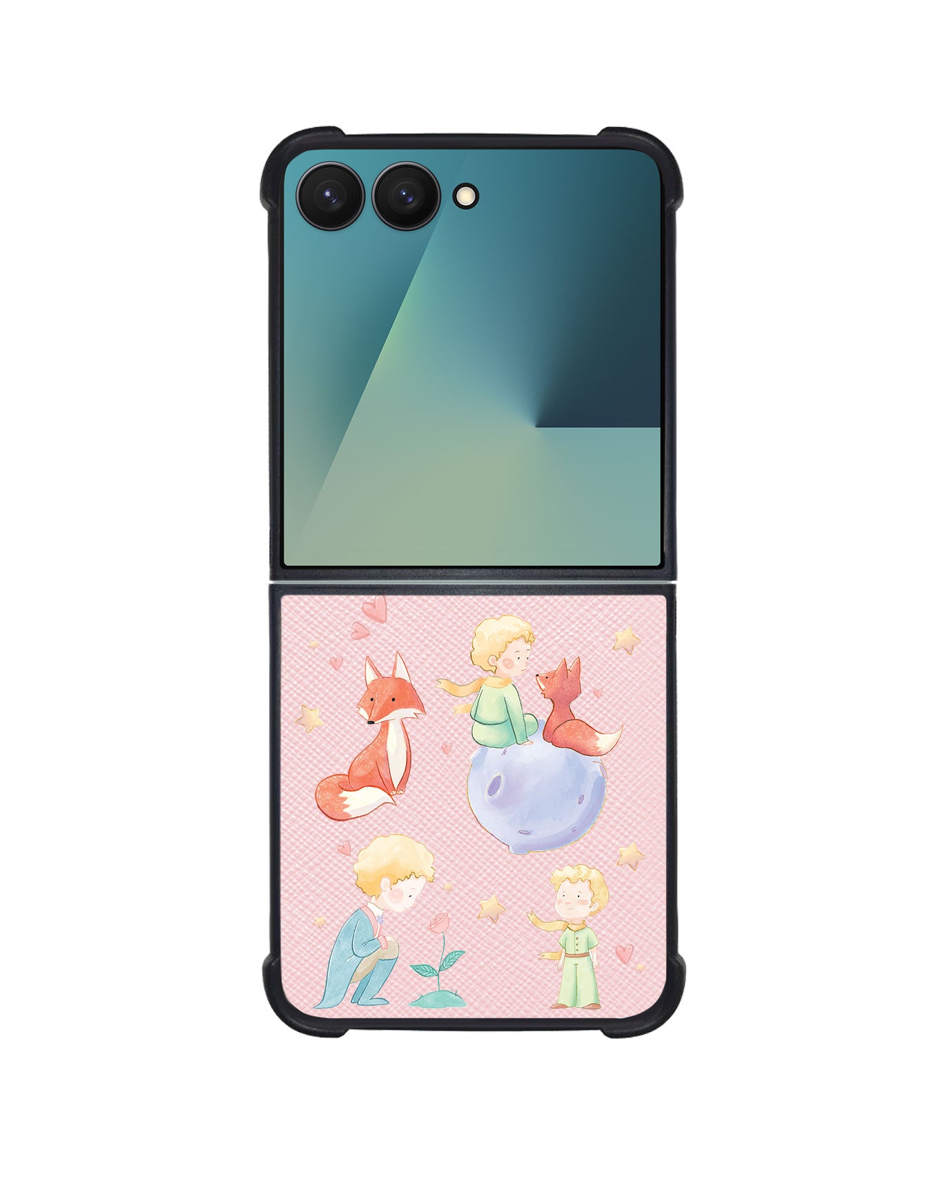 Android Flip / Fold Leather Grip - Little Prince & Fox