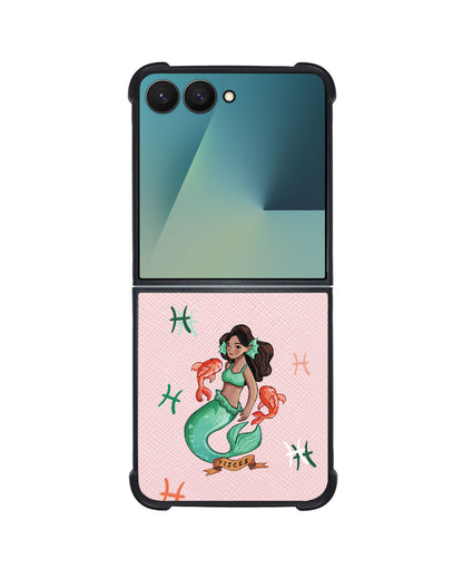Android Flip / Fold Leather Grip - Pisces