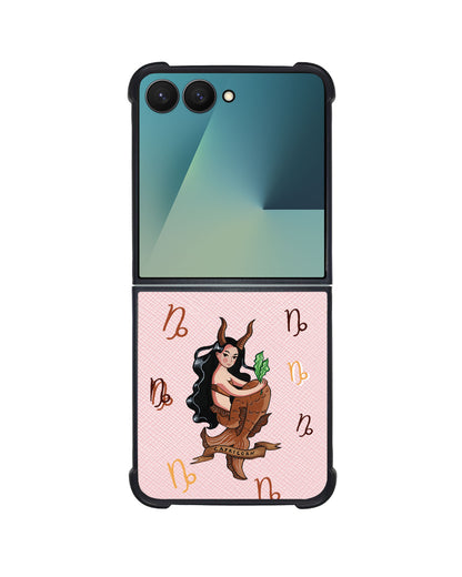 Android Flip / Fold Leather Grip - Capricorn