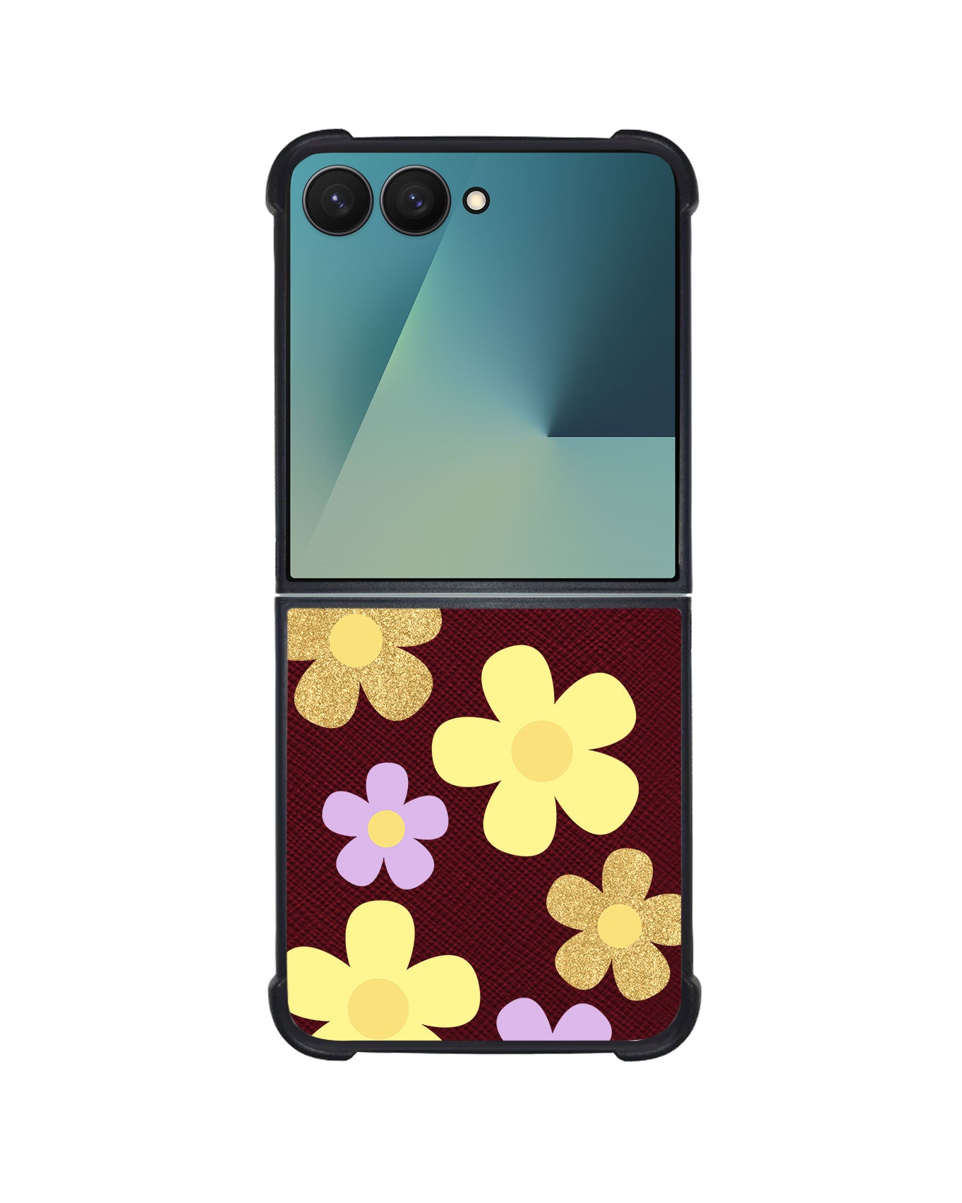 Android Flip / Fold Leather Grip - Daisy Twinkle