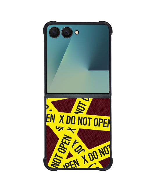 Android Flip / Fold Leather Grip - Do Not Open 2.0
