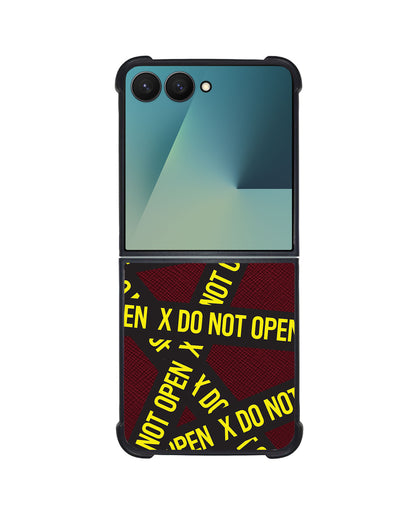 Android Flip / Fold Leather Grip - Do Not Open 1.0