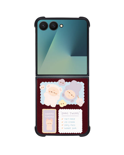 Android Flip / Fold Leather Grip - Sweets Heaven