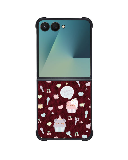 Android Flip / Fold Leather Grip - Cupcake