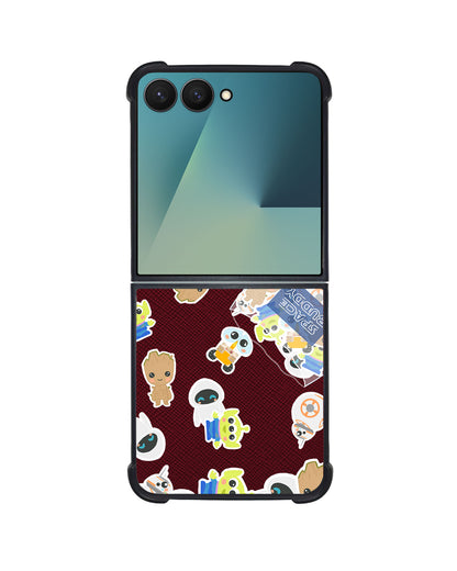 Android Flip / Fold Leather Grip - Buddy Space