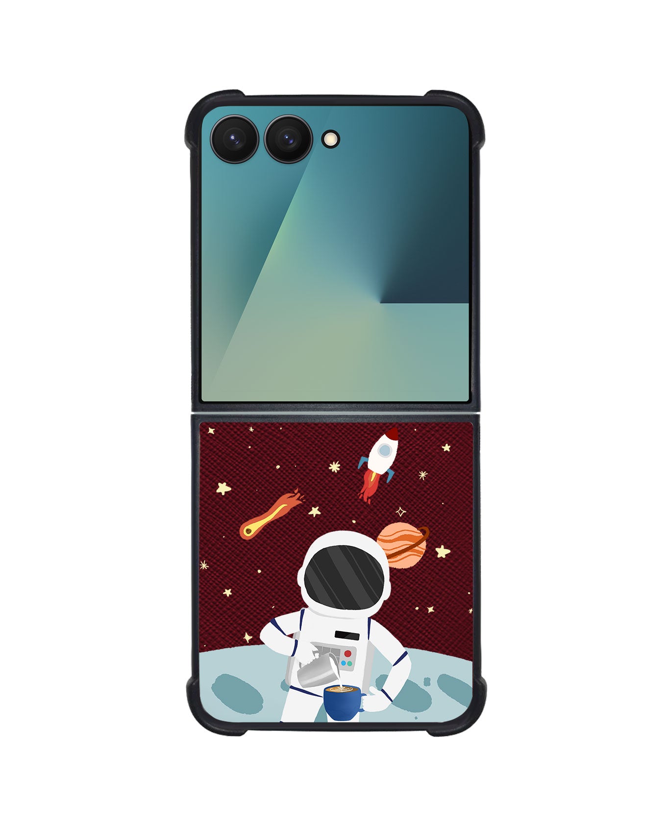 Android Flip / Fold Leather Grip - Baristronaut