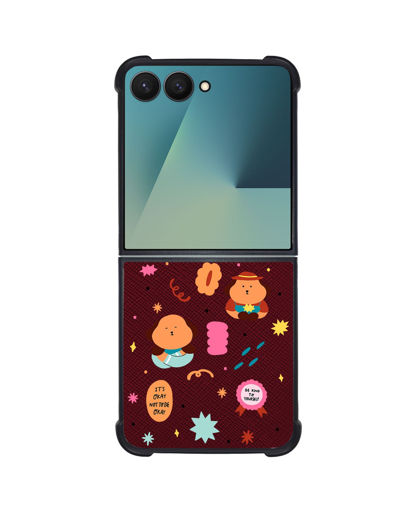 Android Flip / Fold Leather Grip - Selflove Garden
